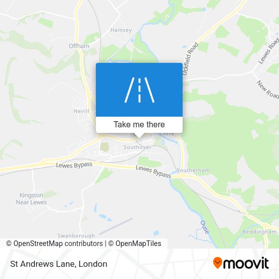 St Andrews Lane map