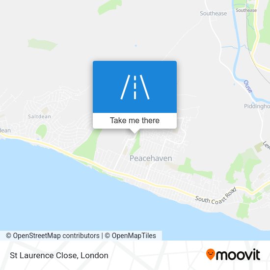 St Laurence Close map