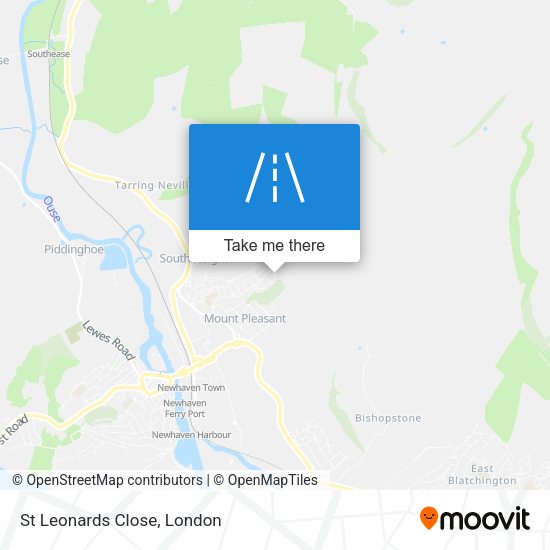 St Leonards Close map
