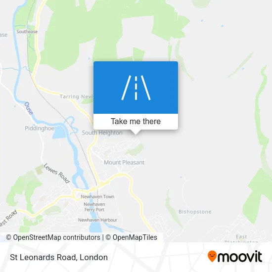 St Leonards Road map