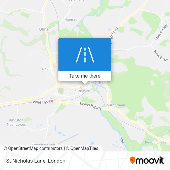 St Nicholas Lane map
