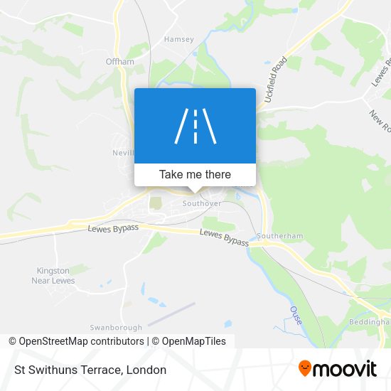 St Swithuns Terrace map
