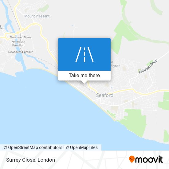 Surrey Close map