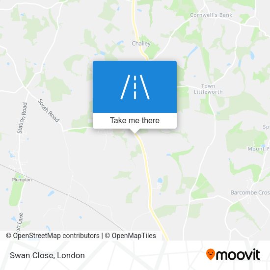 Swan Close map