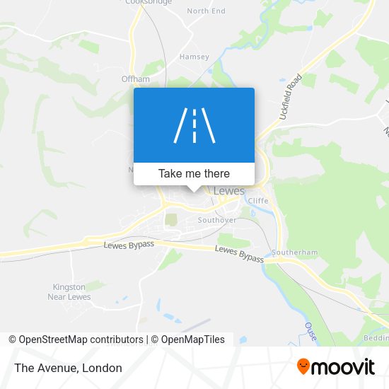 The Avenue map