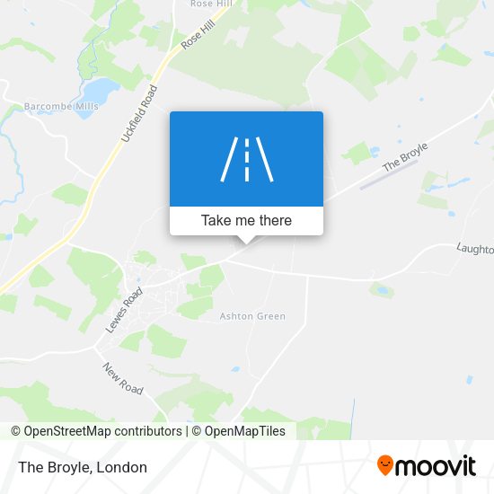 The Broyle map