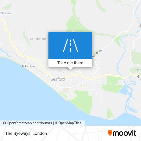The Byeways map
