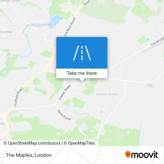 The Maples map