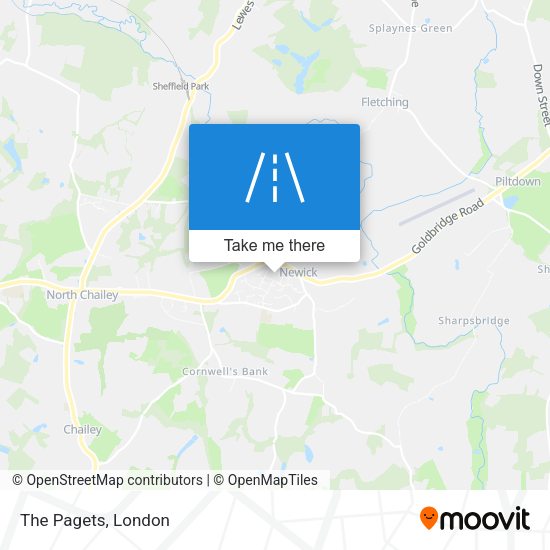 The Pagets map