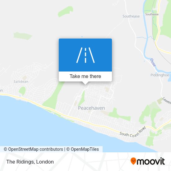 The Ridings map