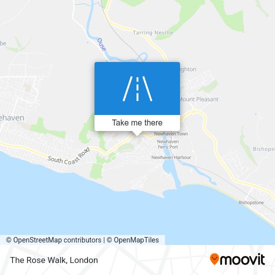 The Rose Walk map
