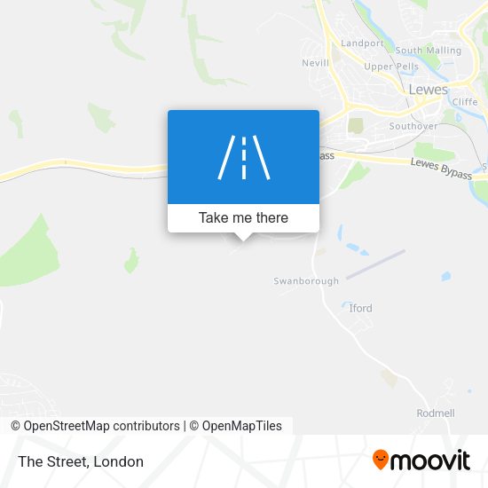 The Street map
