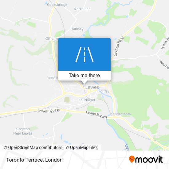 Toronto Terrace map