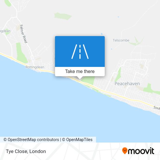 Tye Close map