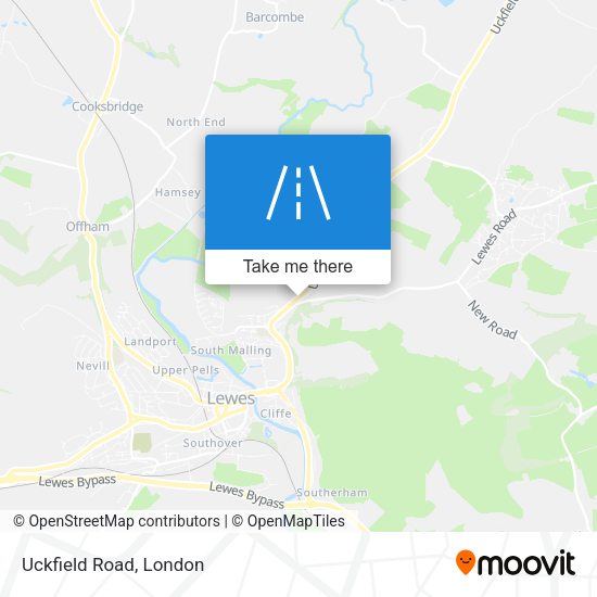 Uckfield Road map