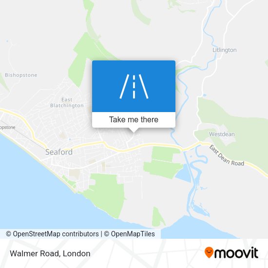 Walmer Road map