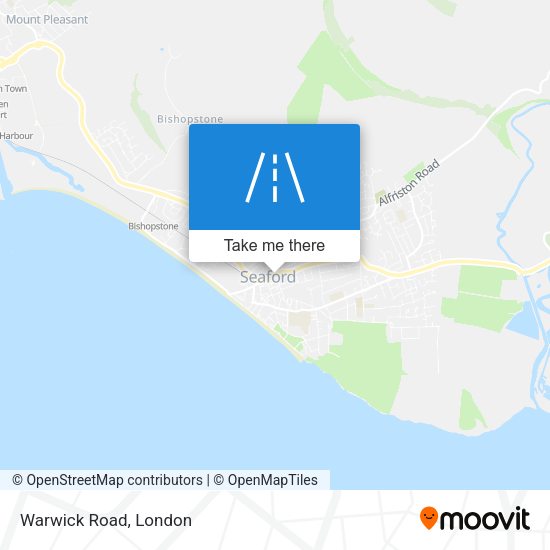 Warwick Road map