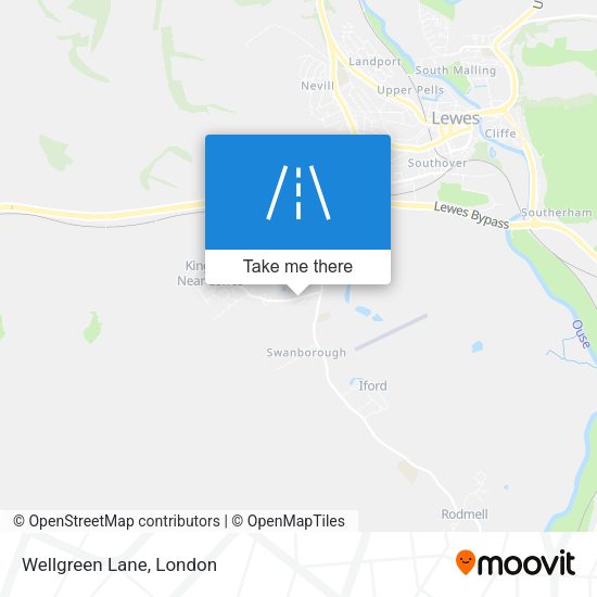 Wellgreen Lane map