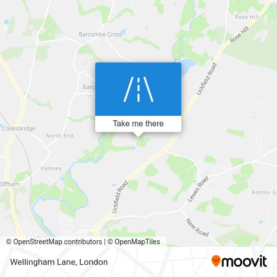 Wellingham Lane map