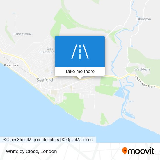 Whiteley Close map