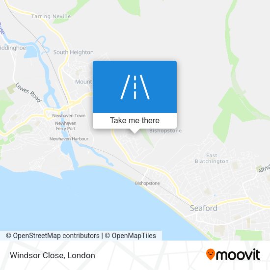 Windsor Close map