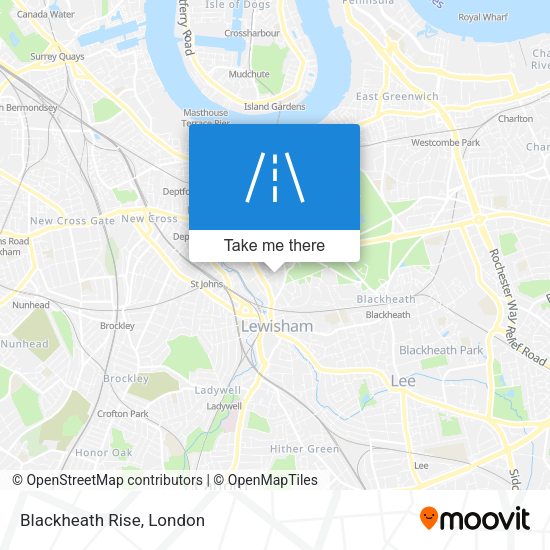 Blackheath Rise map