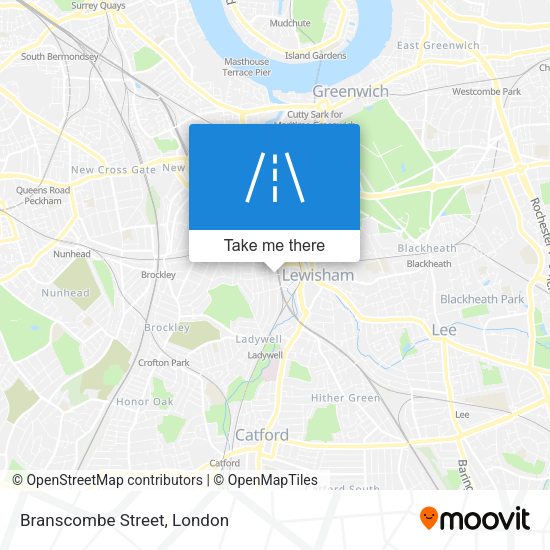 Branscombe Street map