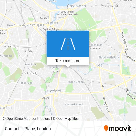 Campshill Place map