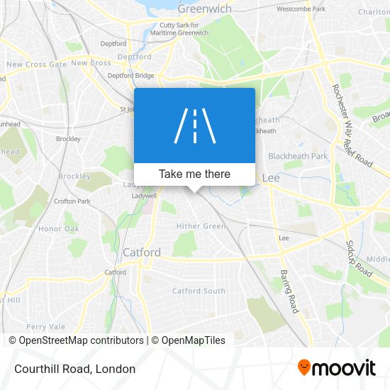 Courthill Road map
