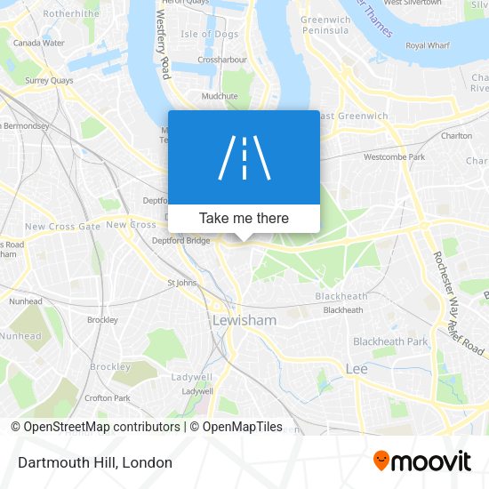 Dartmouth Hill map