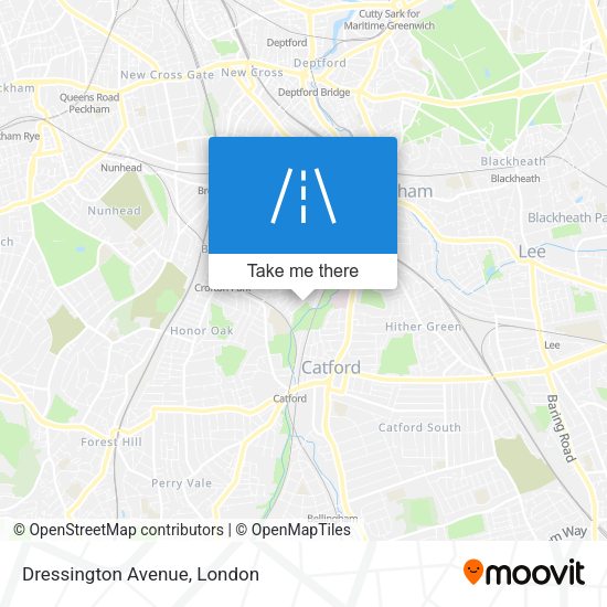 Dressington Avenue map