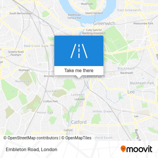 Embleton Road map