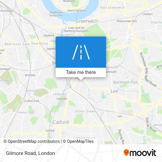 Gilmore Road map