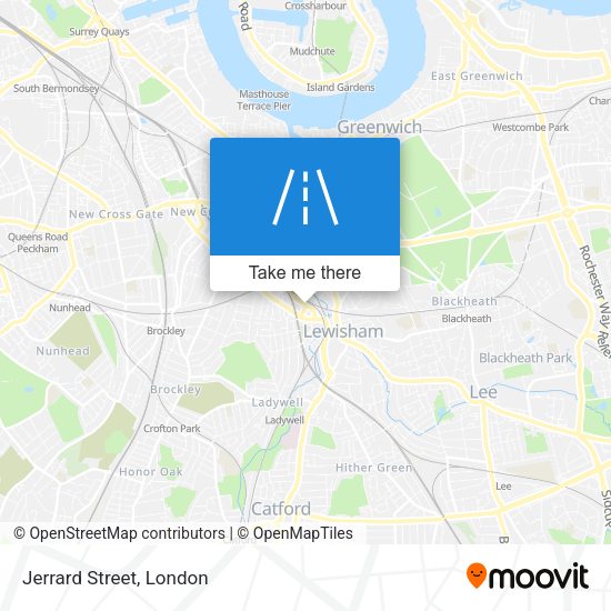 Jerrard Street map