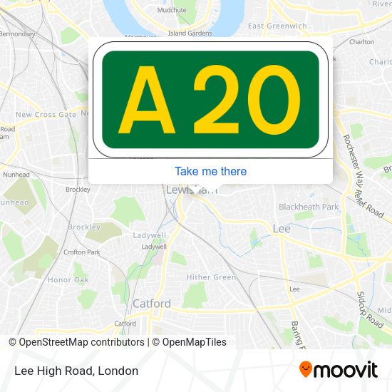 Lee High Road map