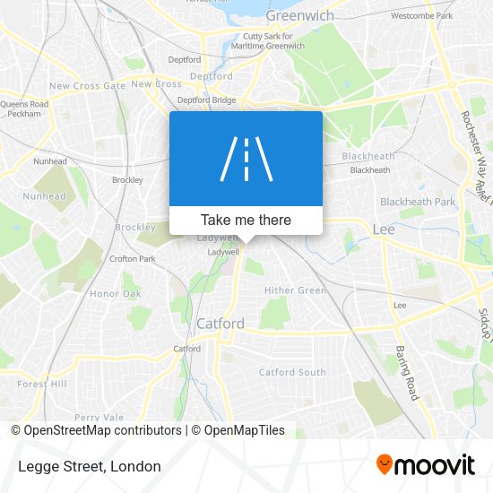 Legge Street map