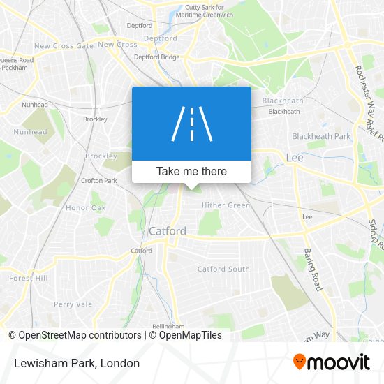 Lewisham Park map