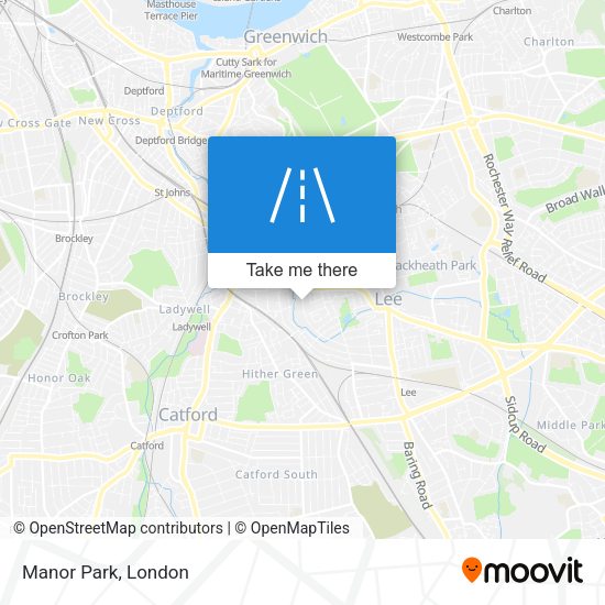Manor Park map