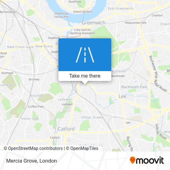 Mercia Grove map