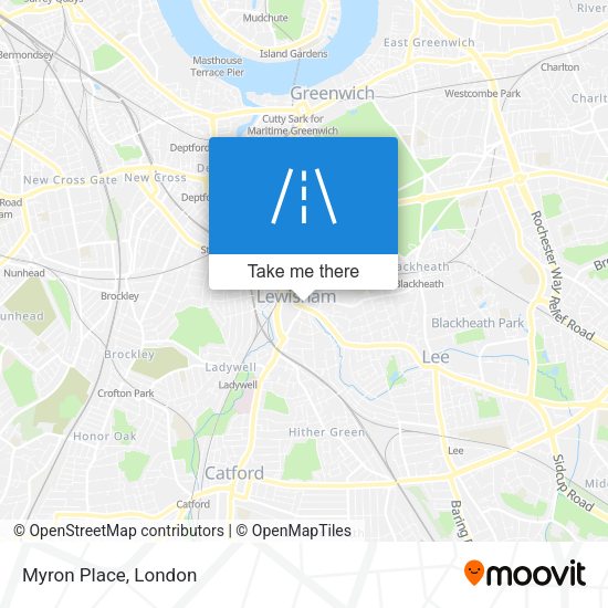 Myron Place map