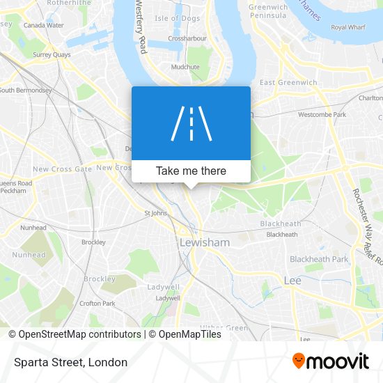 Sparta Street map
