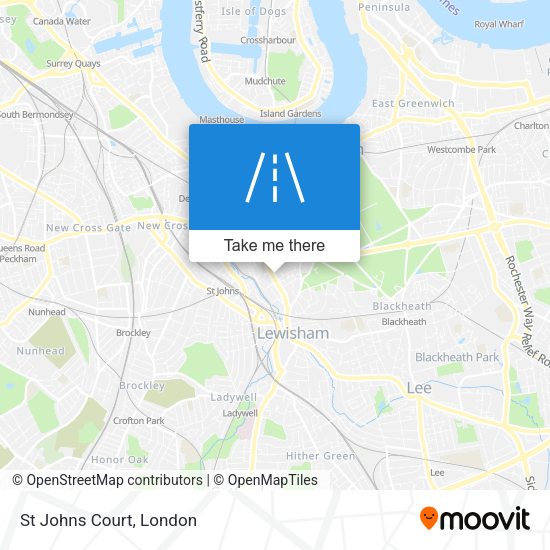 St Johns Court map