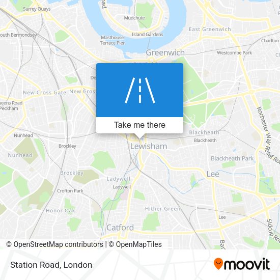 Station Road map