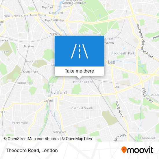 Theodore Road map