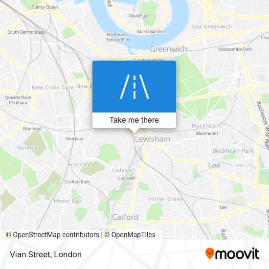 Vian Street map