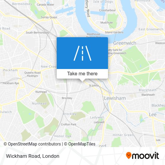 Wickham Road map