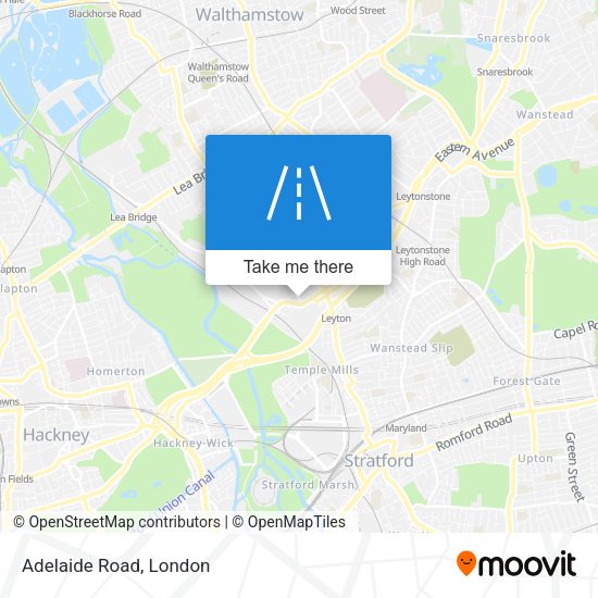 Adelaide Road map