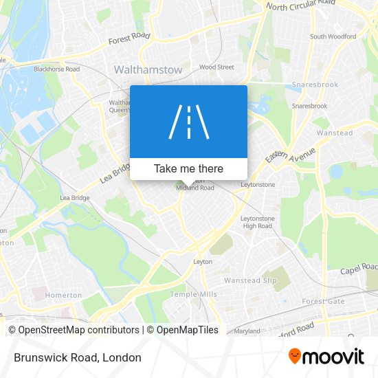 Brunswick Road map