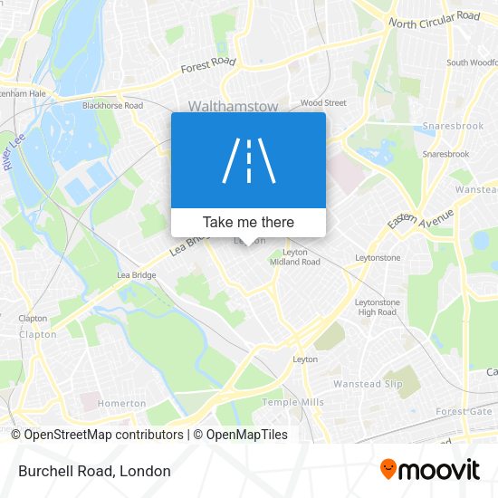 Burchell Road map