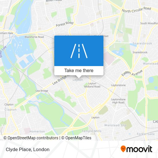 Clyde Place map